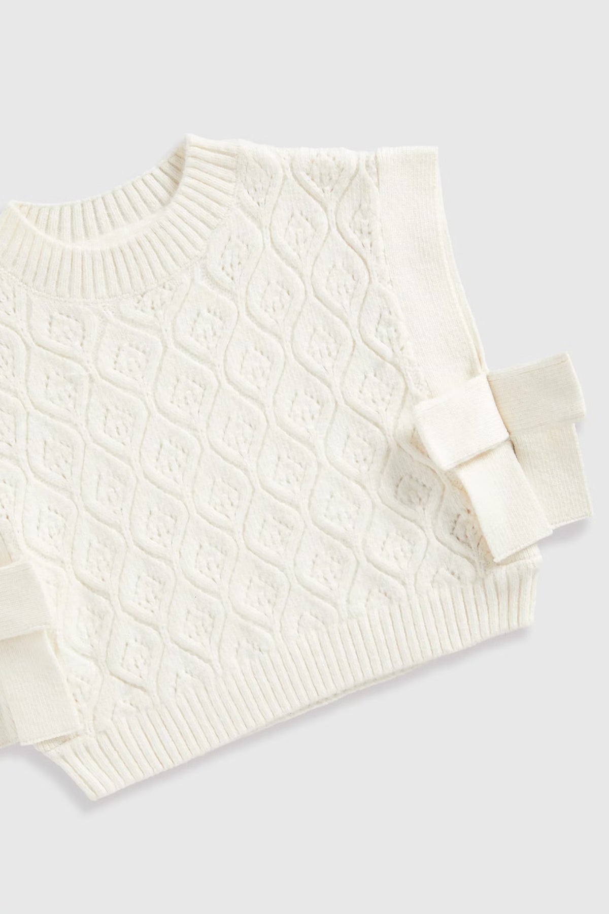 Cream Knitted Tank Top
