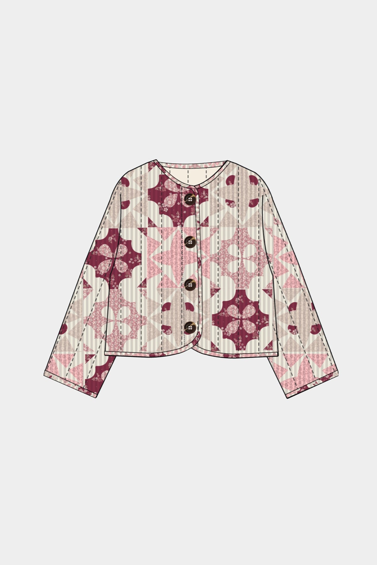 Cord Quilted Jacket