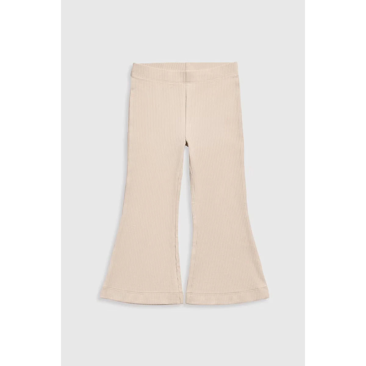 Stone Ribbed Flared Leggings