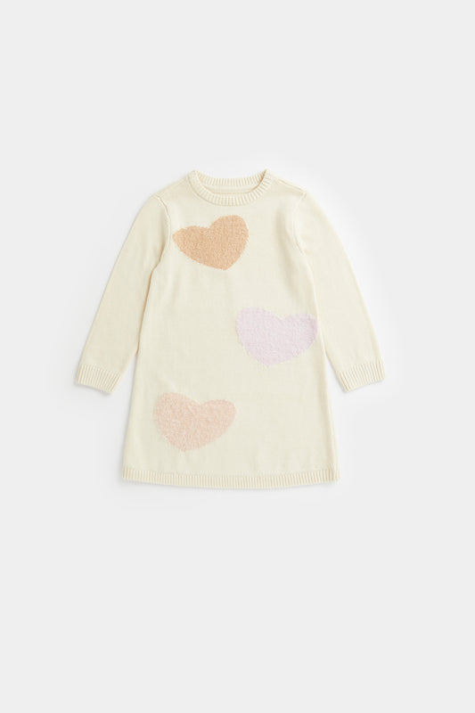 MG PL HEART KNITTED DRESS