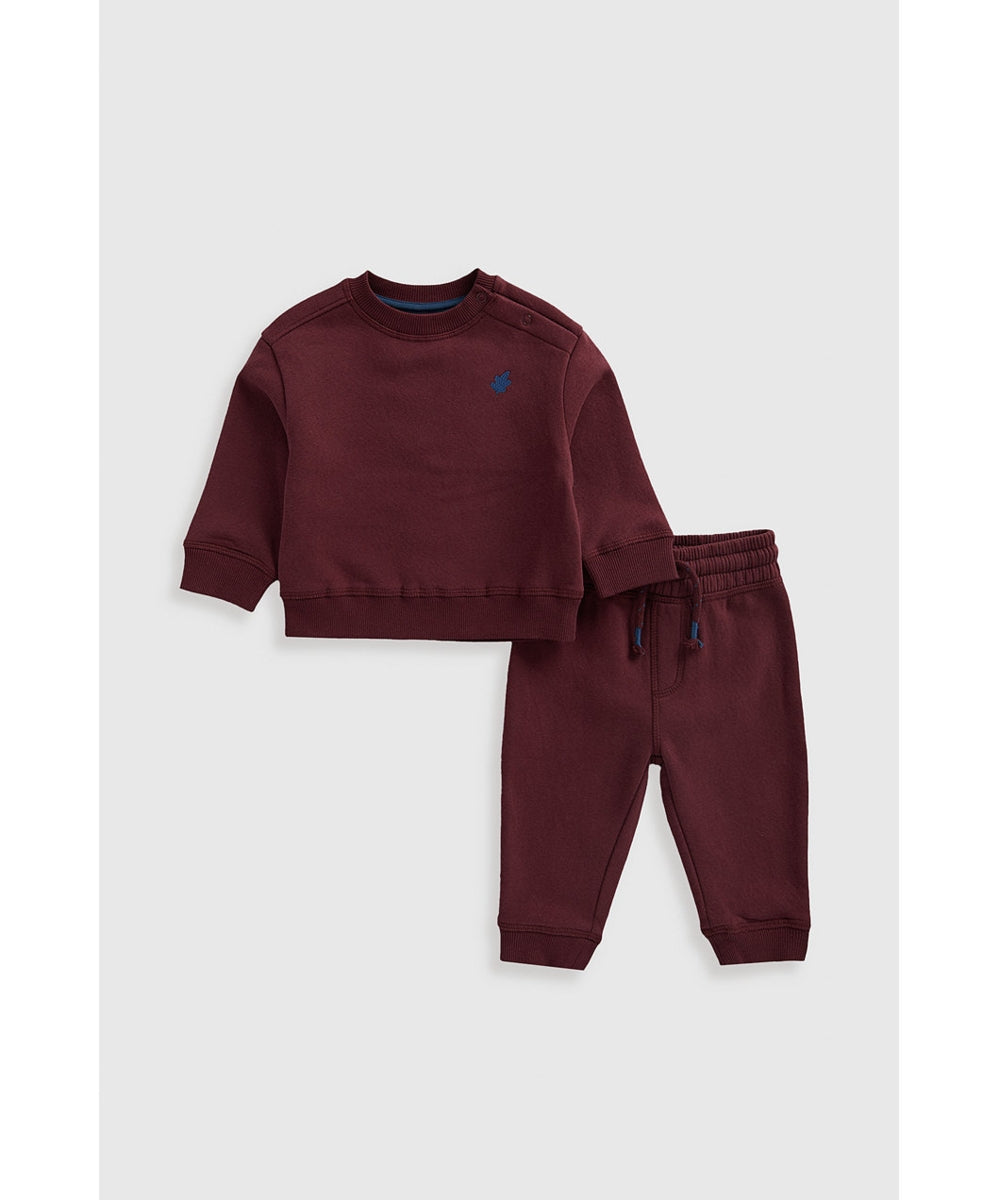 Burgundy Jog Set