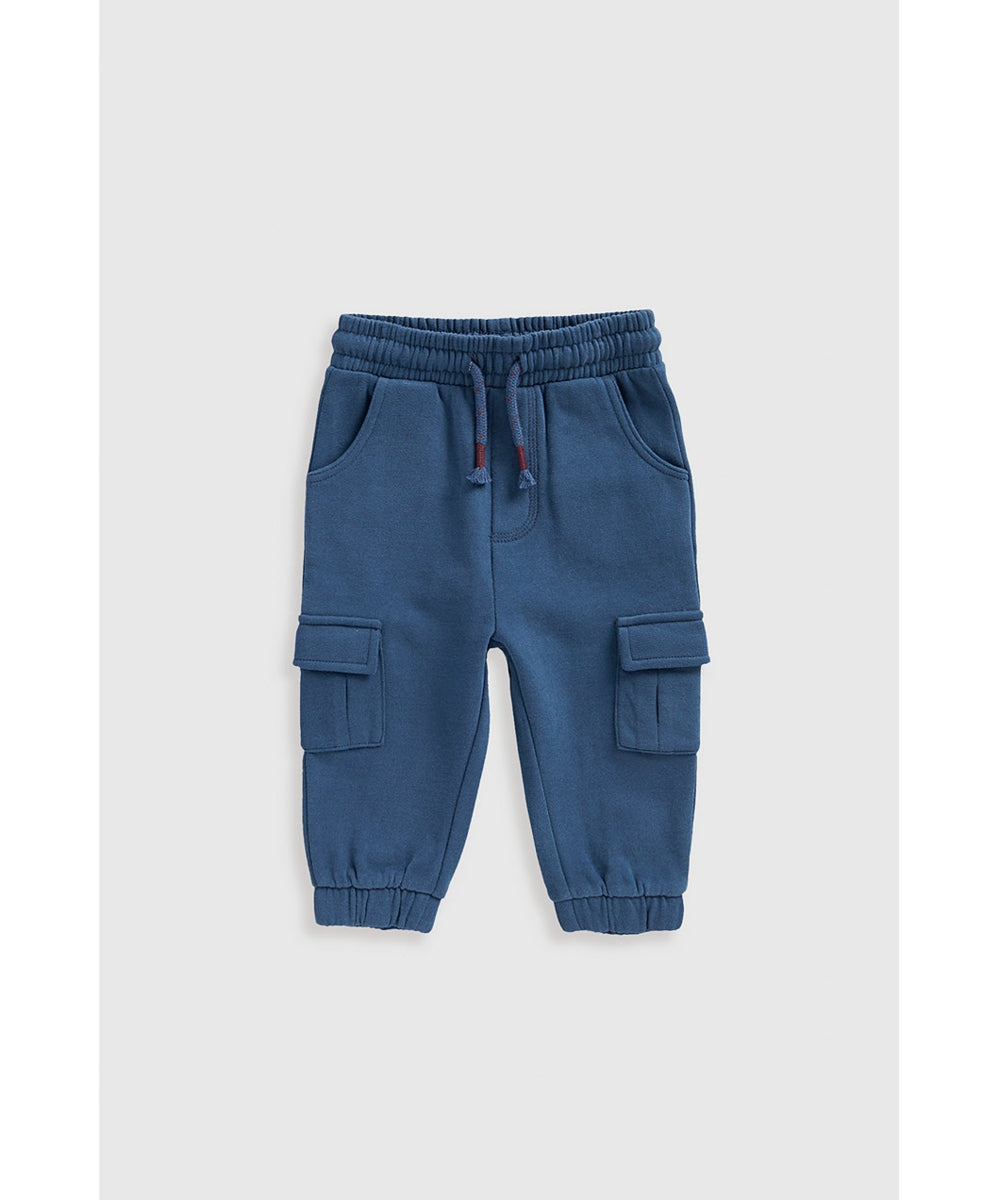 Navy Cargo Joggers