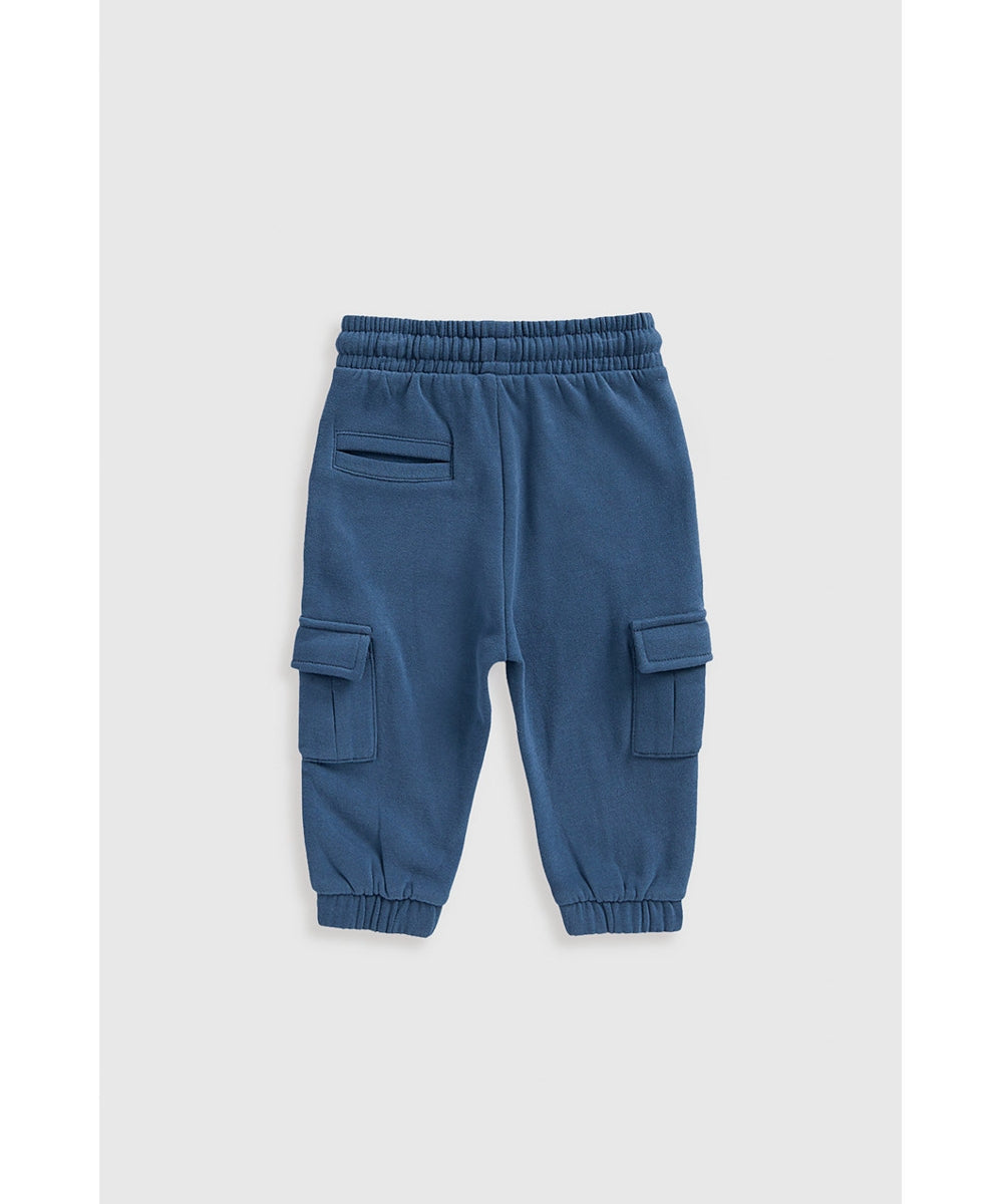 Navy Cargo Joggers