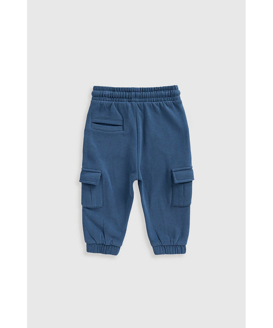 Navy Cargo Joggers