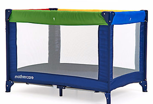 Travel Cot Colour Block