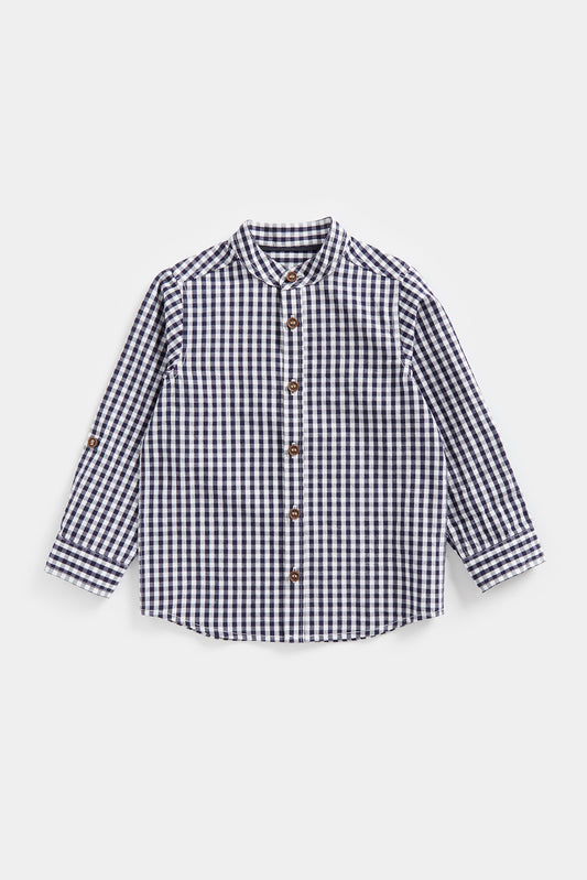 Mini Boys Clean Blues Everley Grandad Shirt