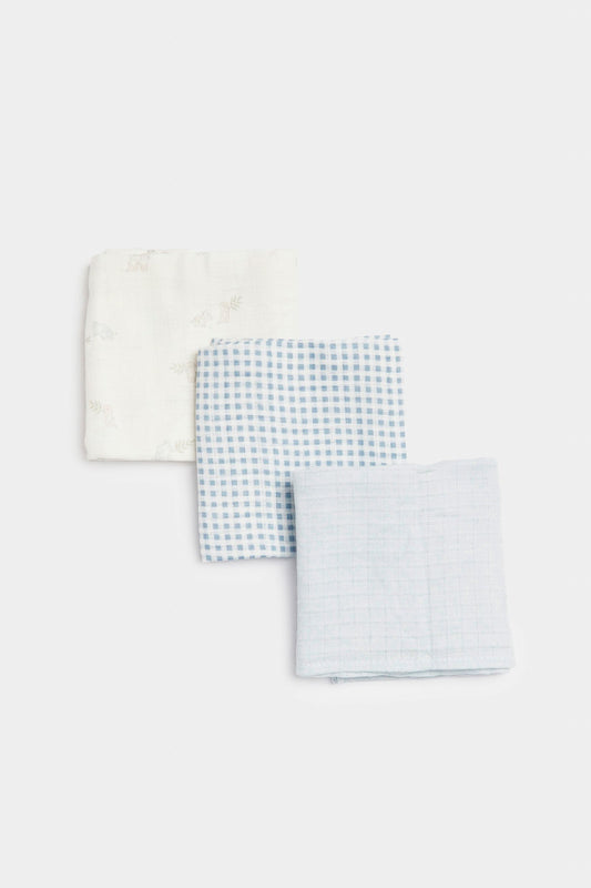 Boys Muslins 3Pk