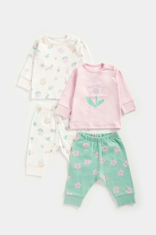 Garden Baby Pyjamas - 2 Pack