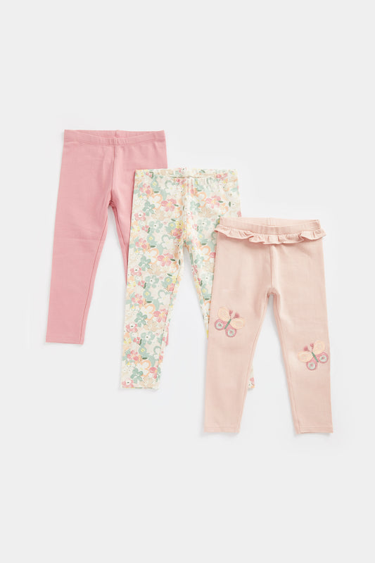 Butterfly Leggings - 3 Pack