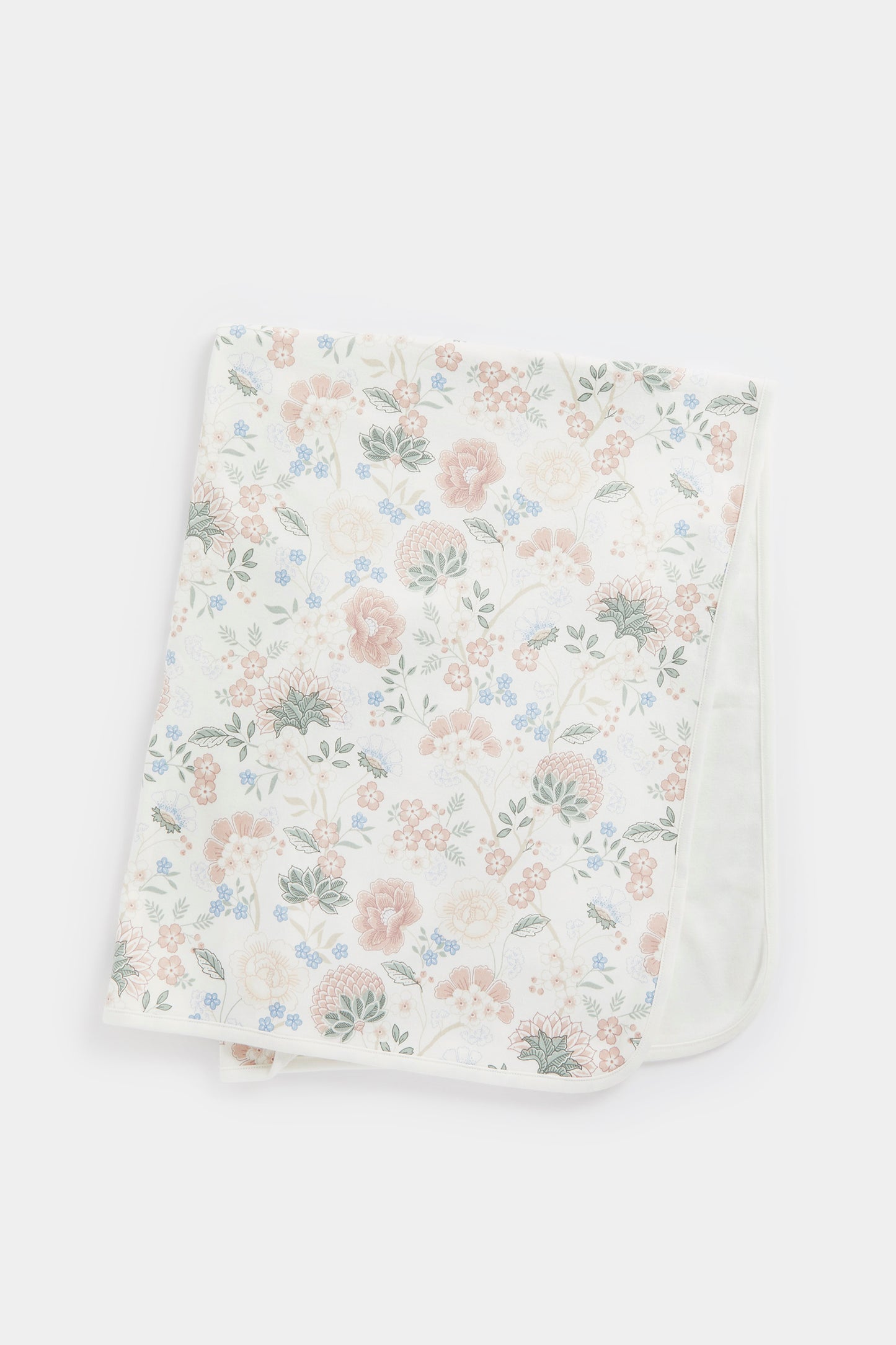 Newborn Girl Spring Blossom Shawl