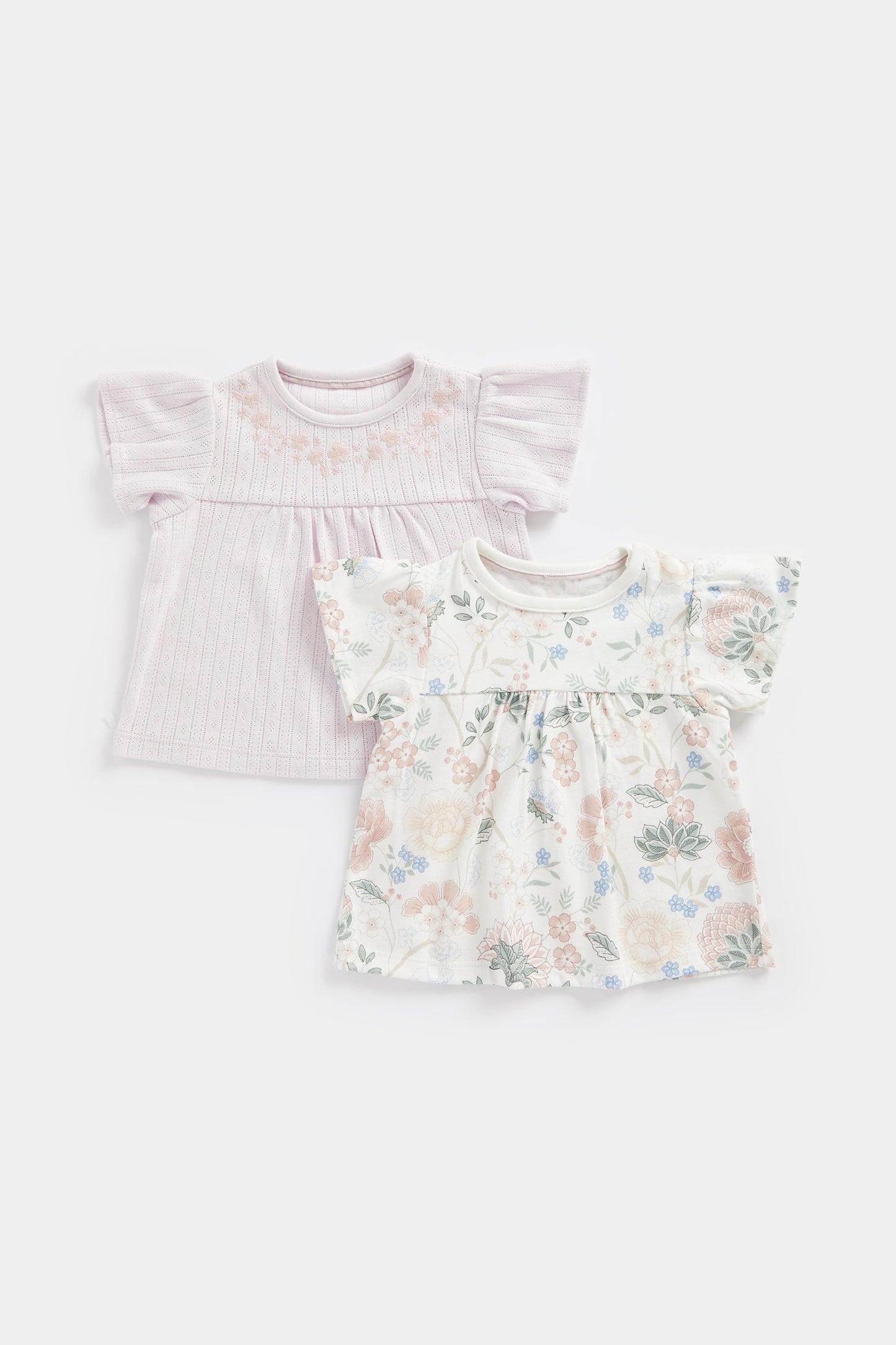 Newborn Girl Spring Blossom 2Pk Tops