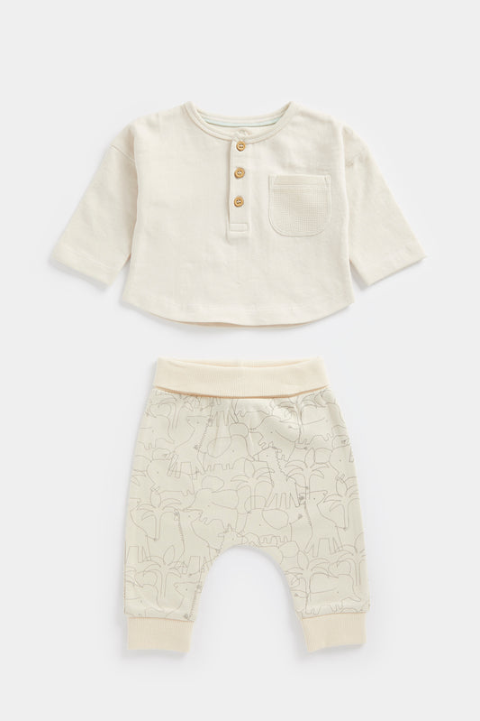 My First Unisex Safari Sand Jog Set