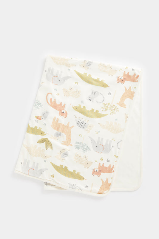 Newborn Boy Nature Neutrals Shawl