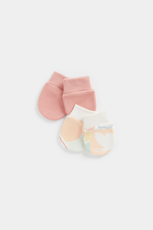 Newborn Girl Wild Meadow 2Pk Mitts