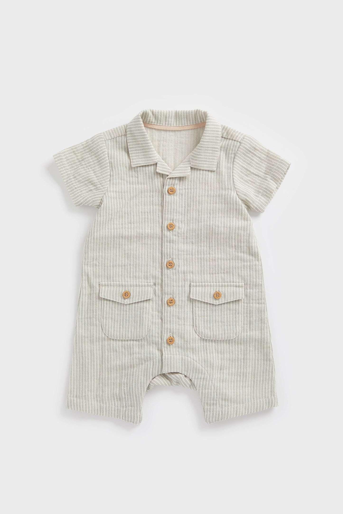 Newborn Boy Neutral Botanicals Romper