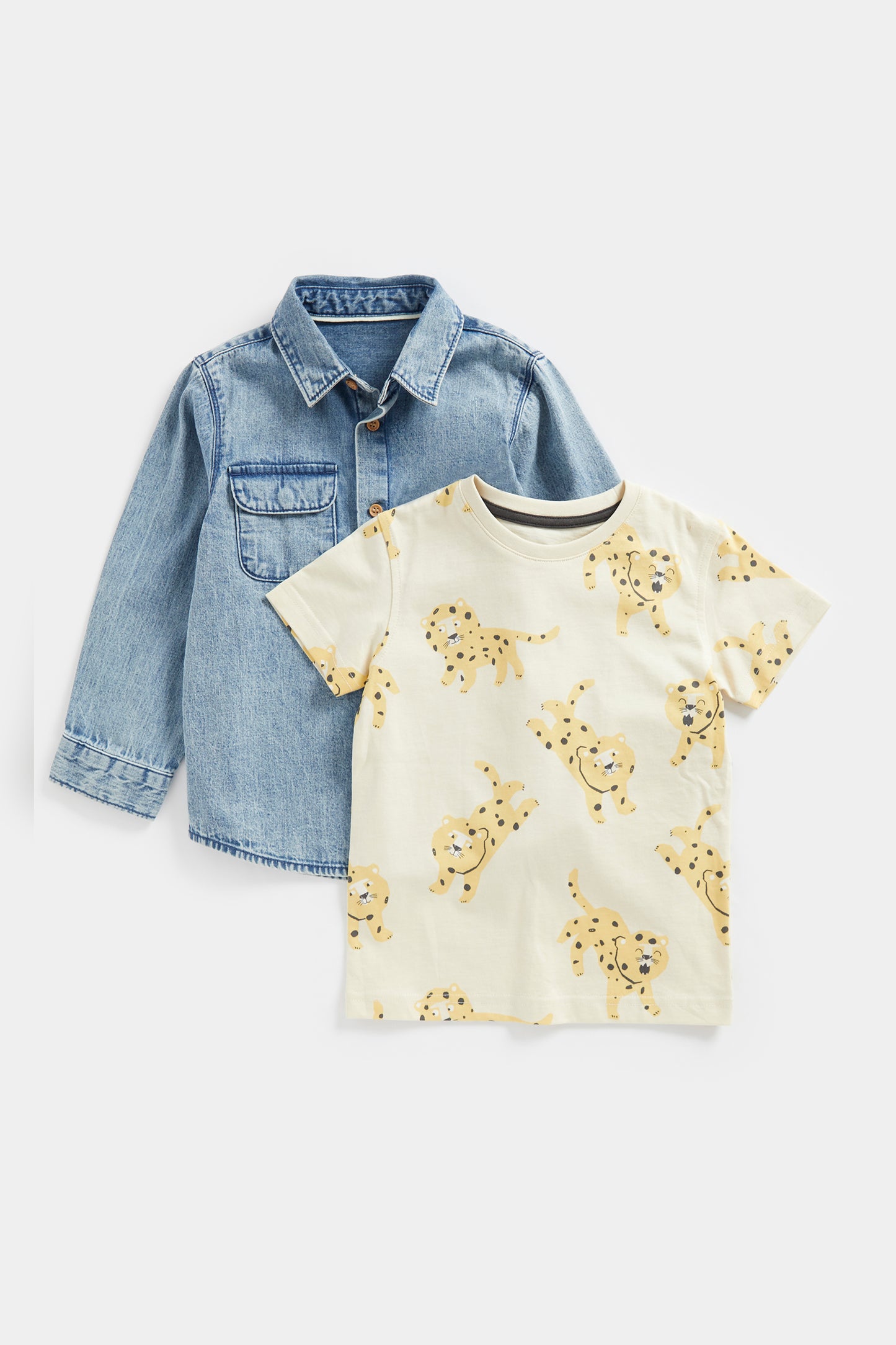 Mini Boys Junglemania Shirt And Tee