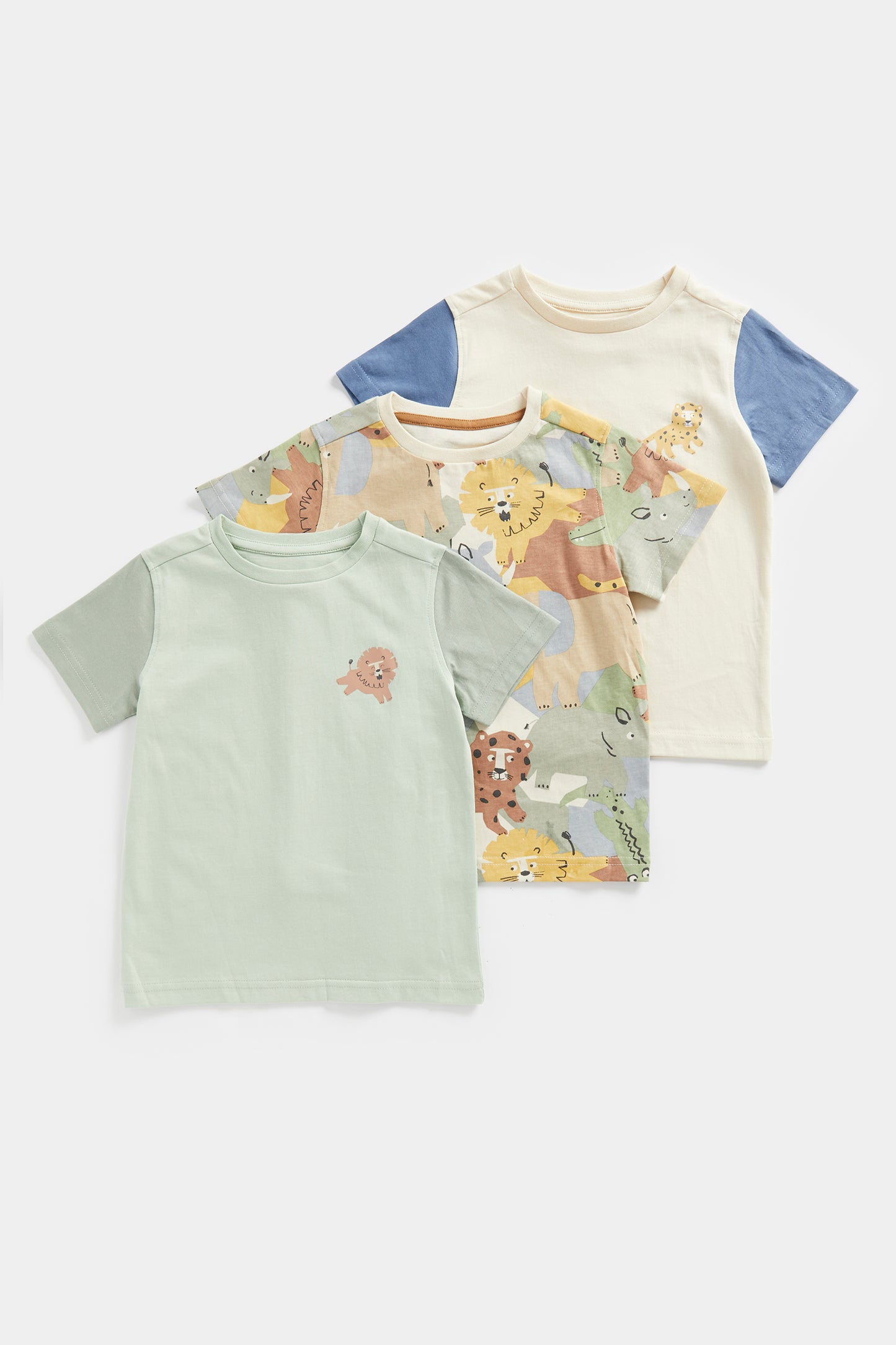 Mini Boys Junglemania 3Pk Tees
