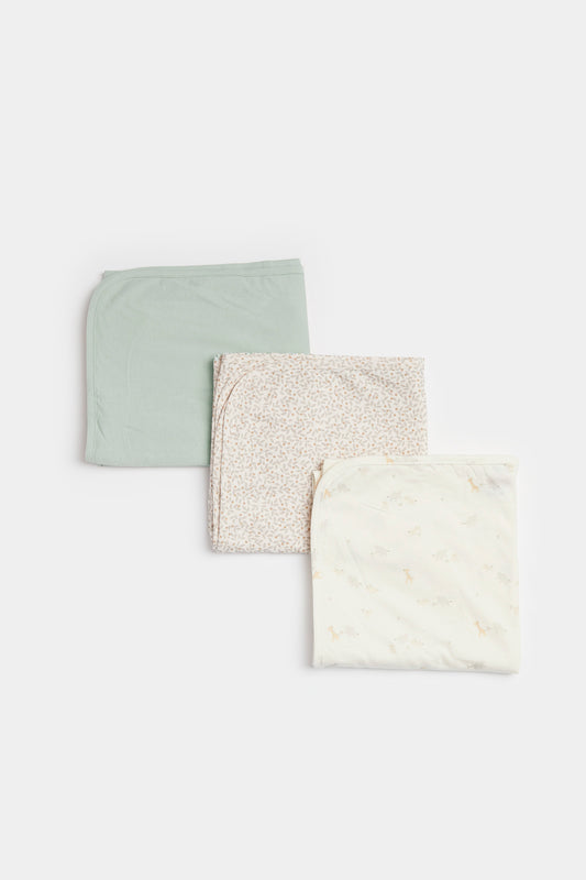 Unisex Jersey Blanket 3Pk