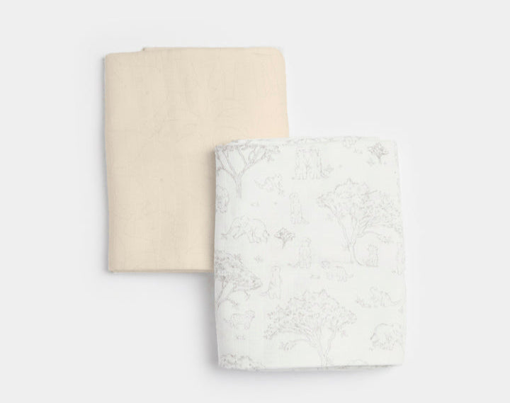 Unisex Xl Muslin Blanket 2Pk