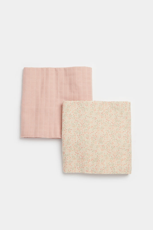 Girl Xl Muslin Blanket 2Pk