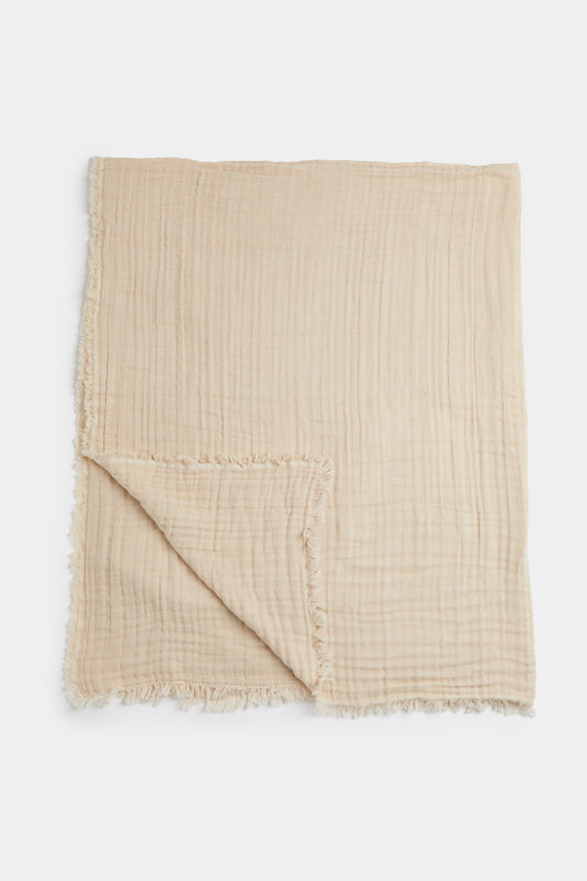 Unisex Contemporary Muslin Blanket Cotbed