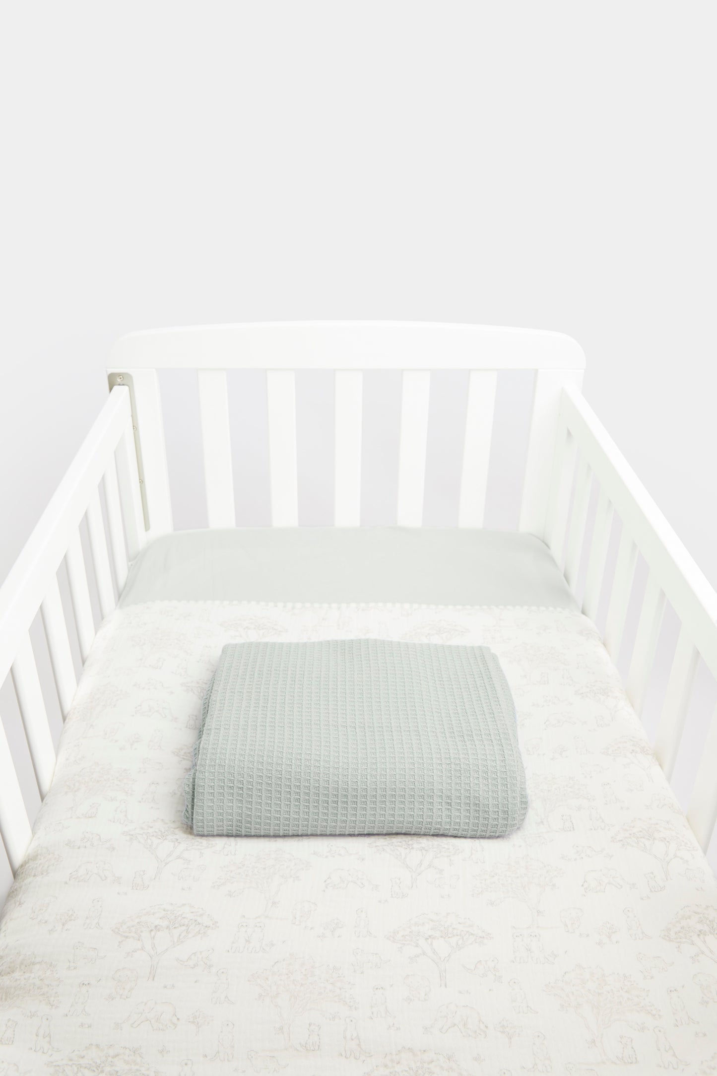 Mc 3Pc Cotbed Bedding Bundle Cream