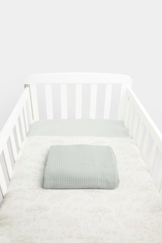 Mc 3Pc Cotbed Bedding Bundle Cream