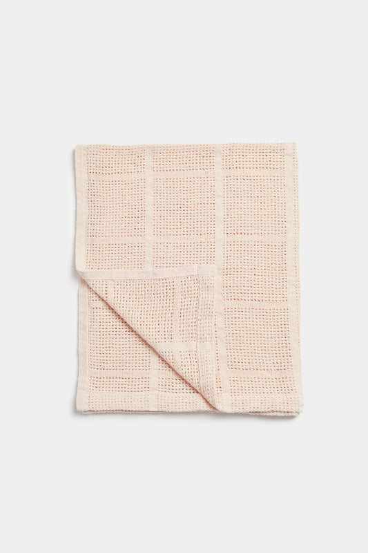 Essentials Cellular Blanket Pink Moses/Pram