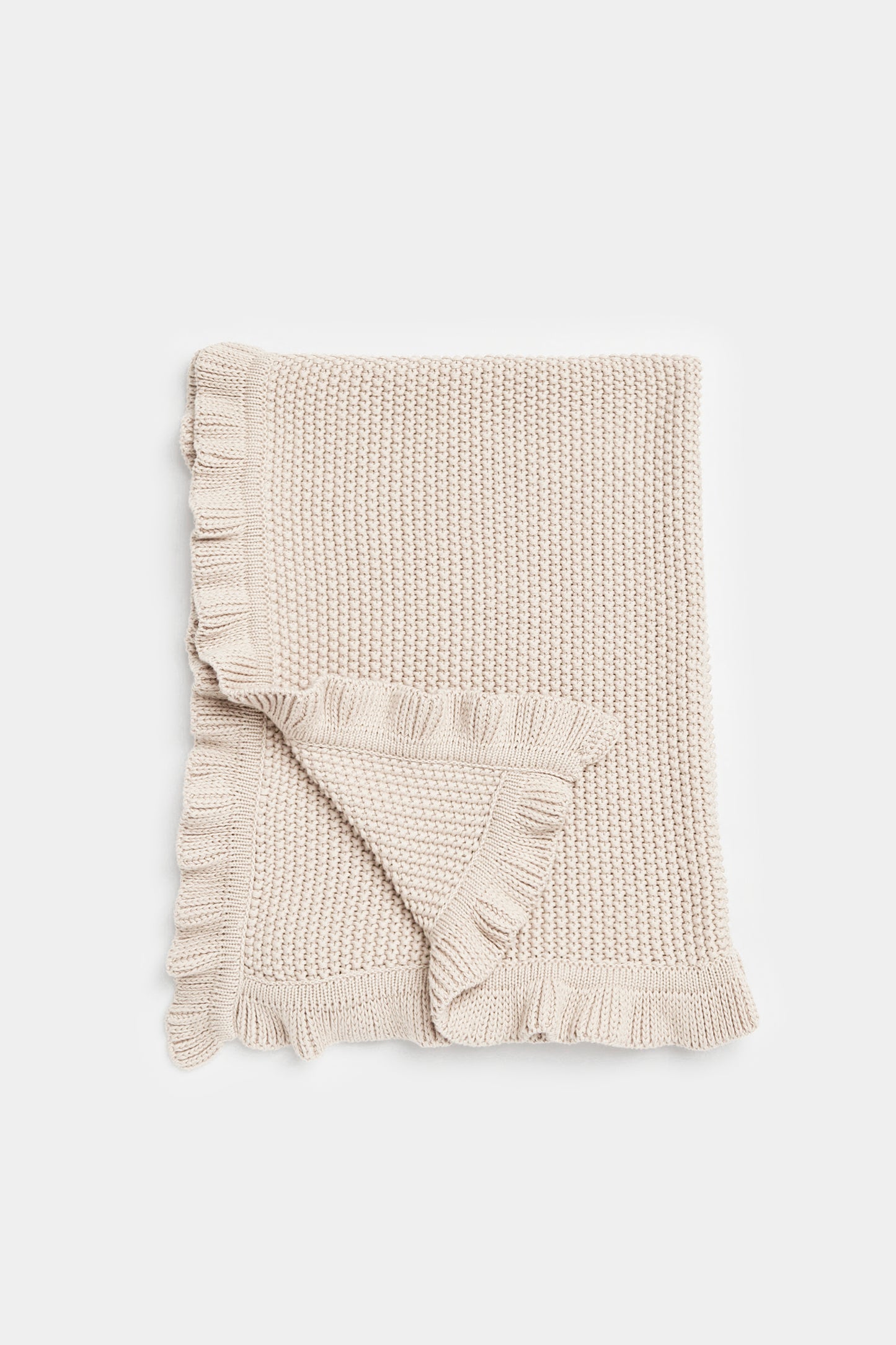 Essentials Knitted Blanket Neutral