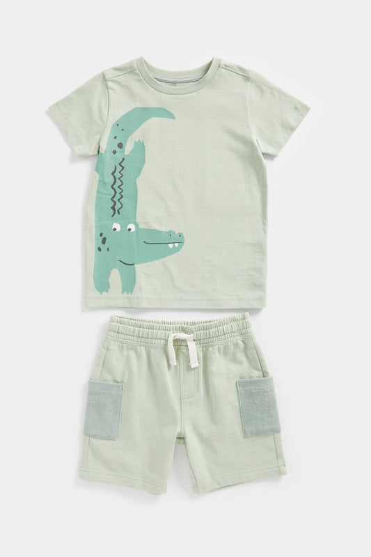 Mini Boys Fashion Essential Tee And Shortset