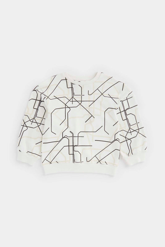 Printed Sweat Top
