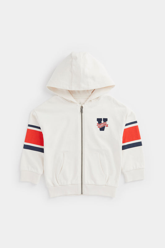 Varsity Zip-Up Hoodie