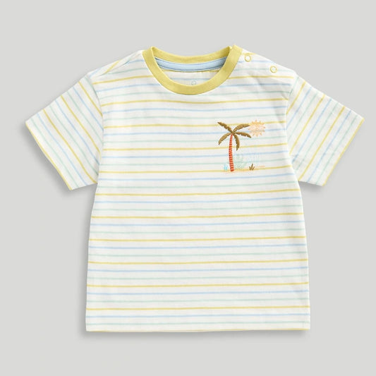 Mini Boys Desert Trails Striped Tee