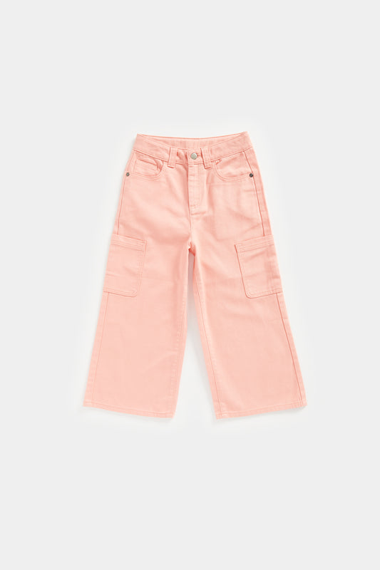 Pink Wide-Leg Trousers