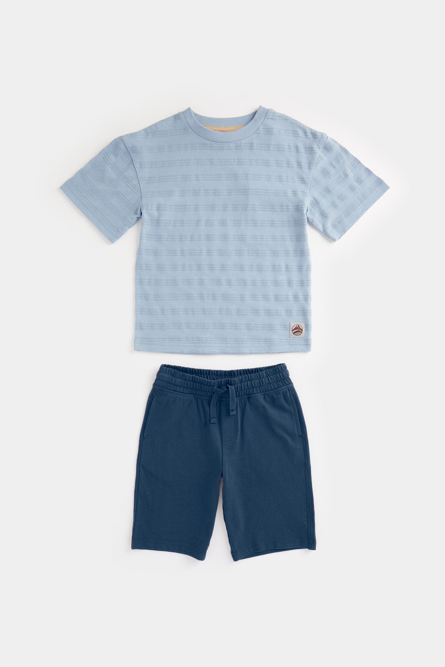 Striped T-Shirt and Shorts Set