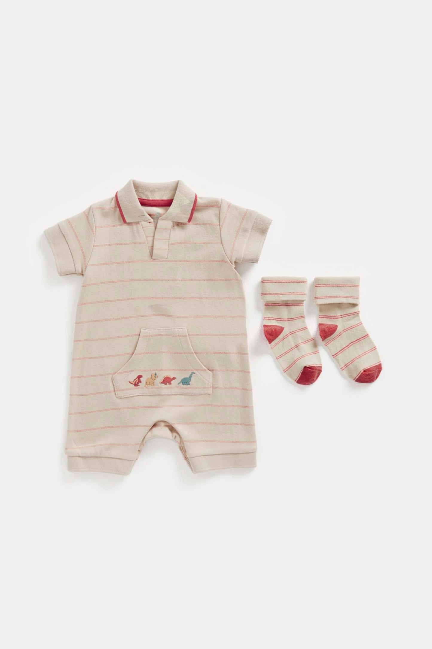Newborn Sunbaked Summer Polo Romper