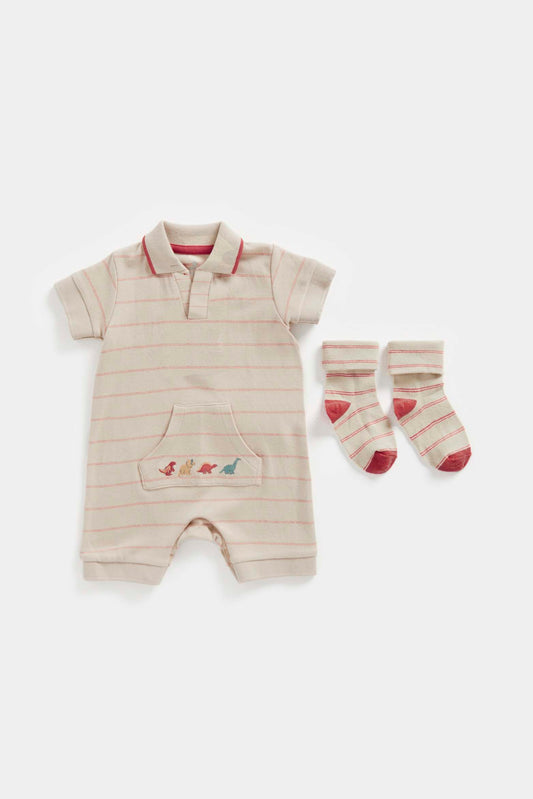 Newborn Sunbaked Summer Polo Romper