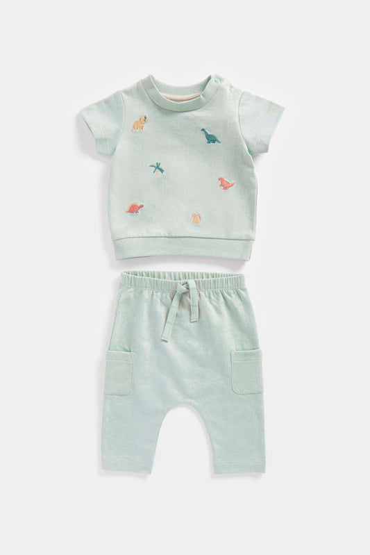 Newborn Sunbaked Summer Loopback Tee & Jogger
