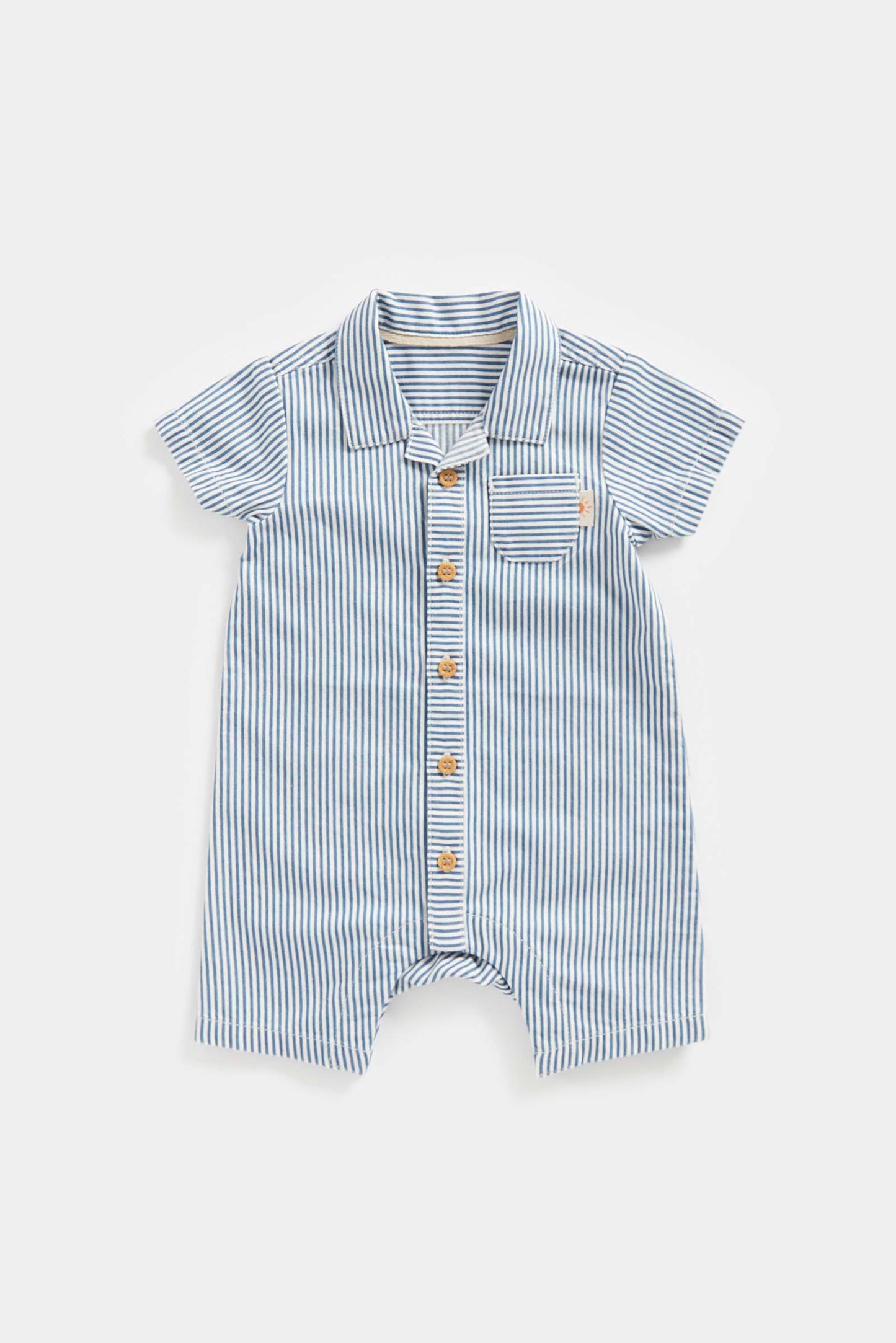 Newborn Boys On Safari Shirt Romper