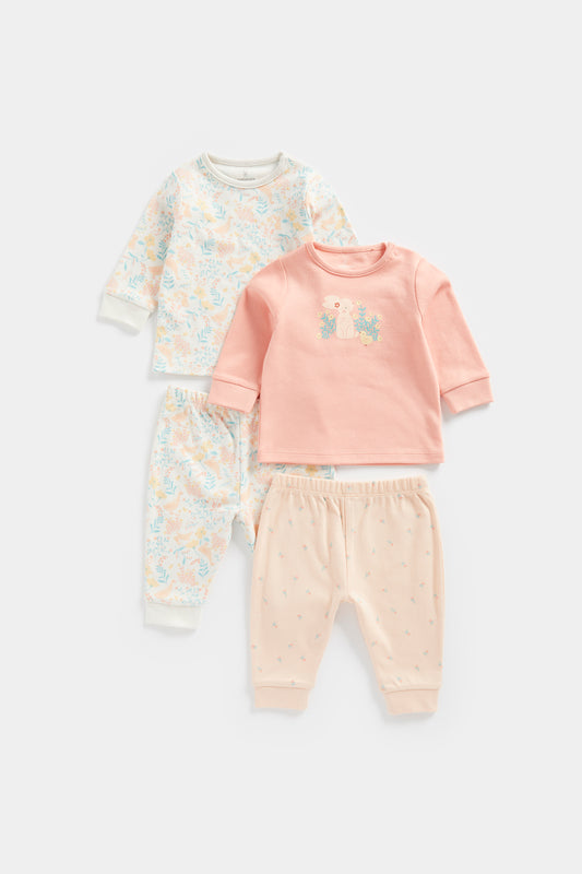 2 Pack Bunny Baby Pyjamas