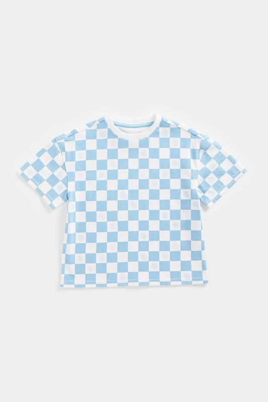 Mini Boys Vintage Lens Checkerboard Tee