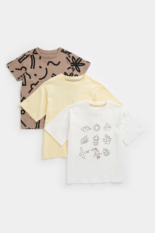 Mini Boys 3 Pack T-Shirts