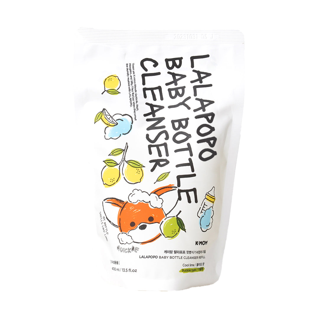 K-Mom Lalapopo Baby Bottle Cleanser Refill 400ML