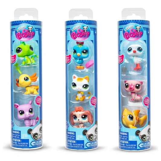 Little Pet Shop Pet Trio Collector Tube Assortment