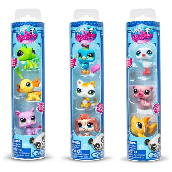 Little Pet Shop Pet Trio Collector Tube Assortment