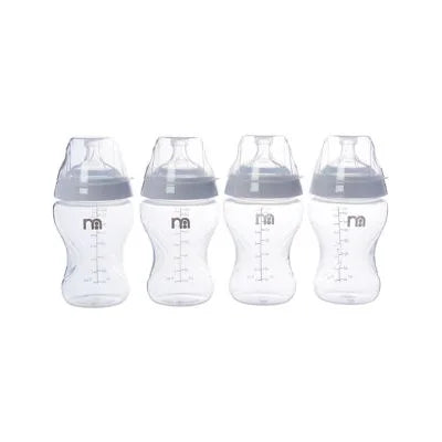 Natural Shape Anti-Colic Bottles ( Wide-Neck ) - 4packs