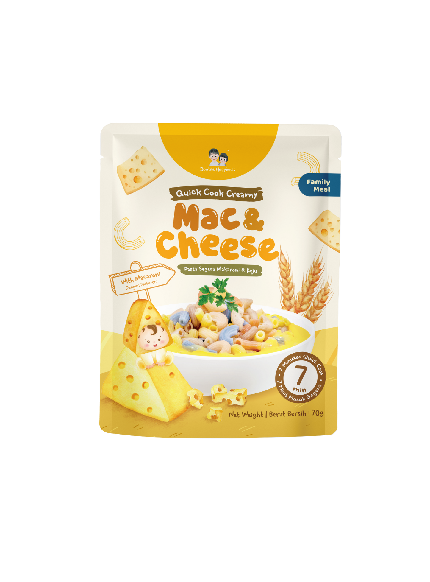 Quickcook Creamy Mac&Cheese 70gm 12m+