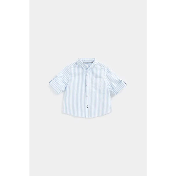 Mb Blue Stripe Oxford Shirt