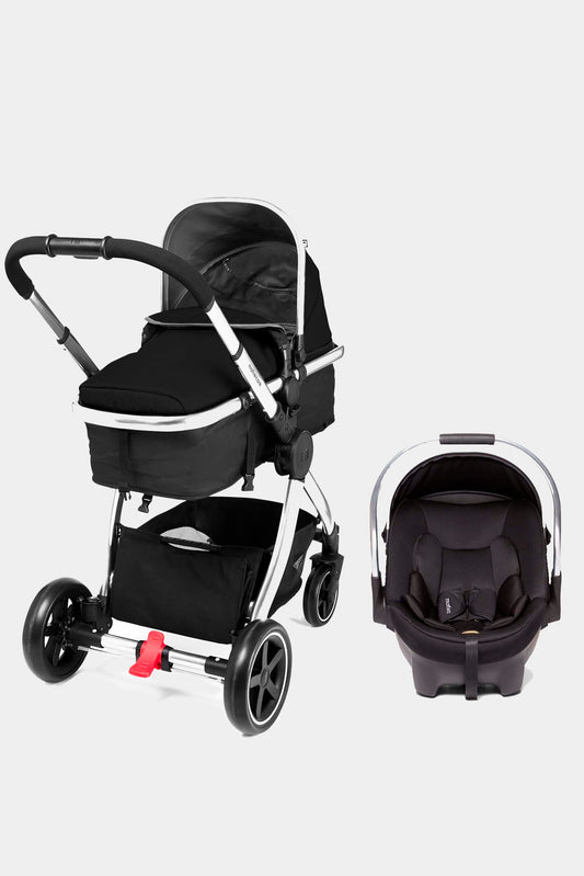 Pushchair Journey Chrome/Black With Liner