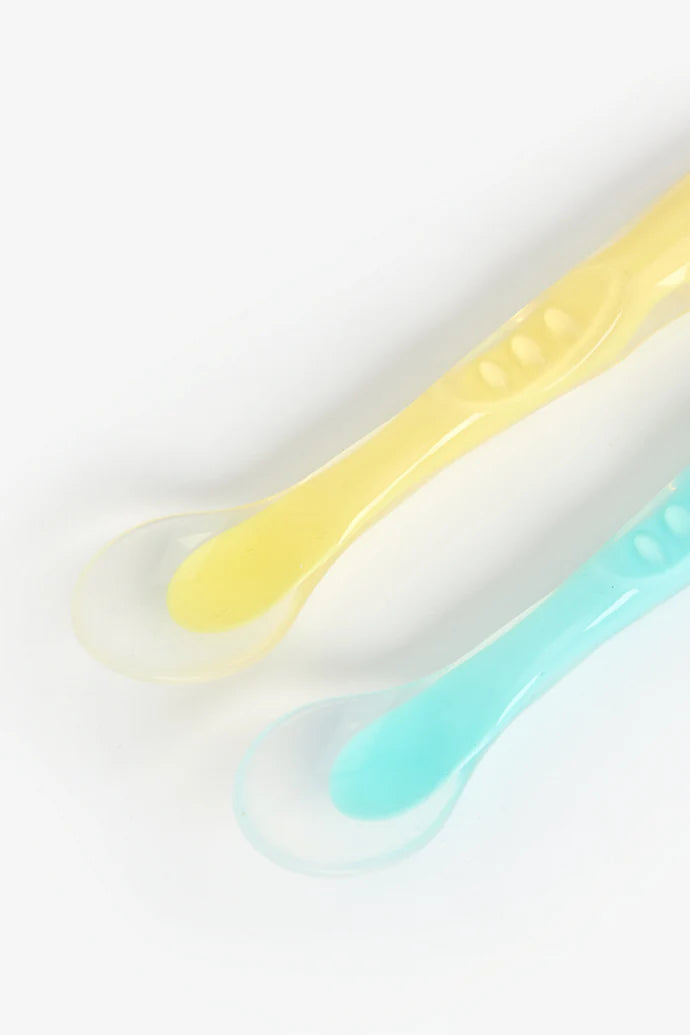 2 Soft Silicone Spoons